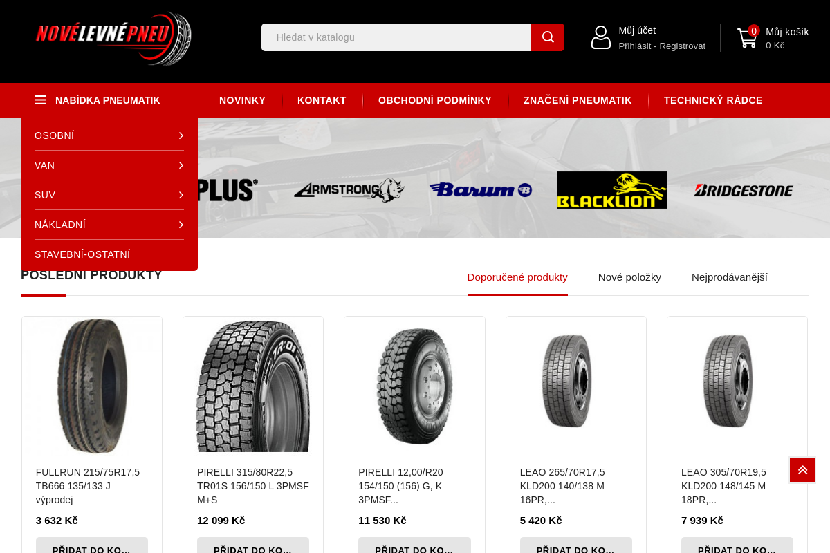 Novelevnepneu.cz