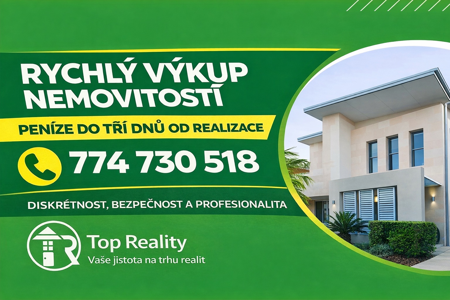 Výkup nemovitostí - rychle a bezpečně !!