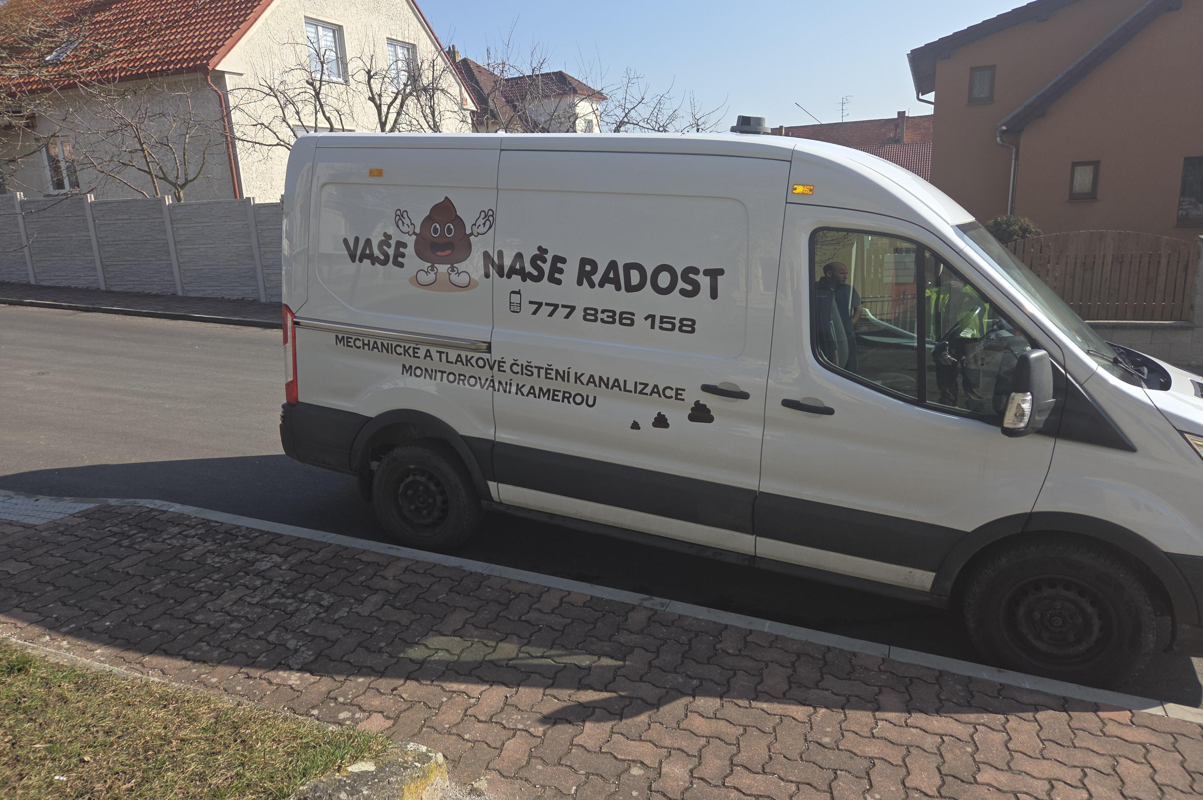 Mechanické a tlakové čištění kanalizace - kamerování