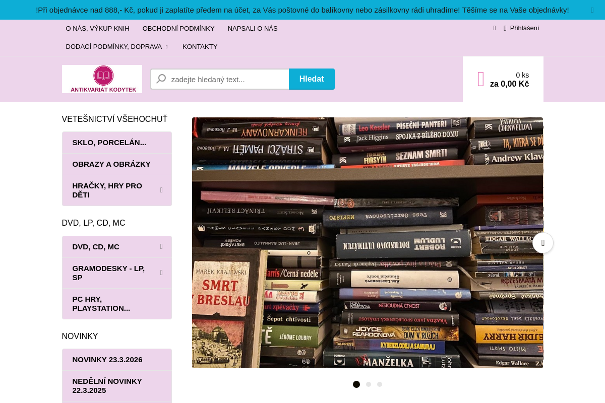 Antikvariát Kodytek