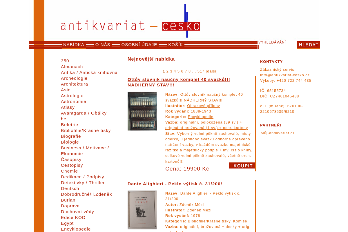 Antikvariat-cesko.cz