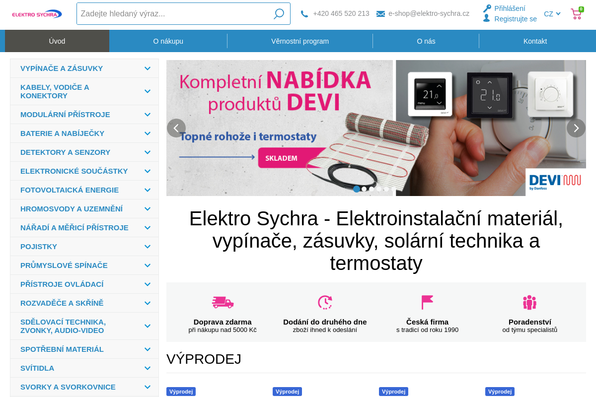 ELEKTRO - SYCHRA, spol. s r.o.