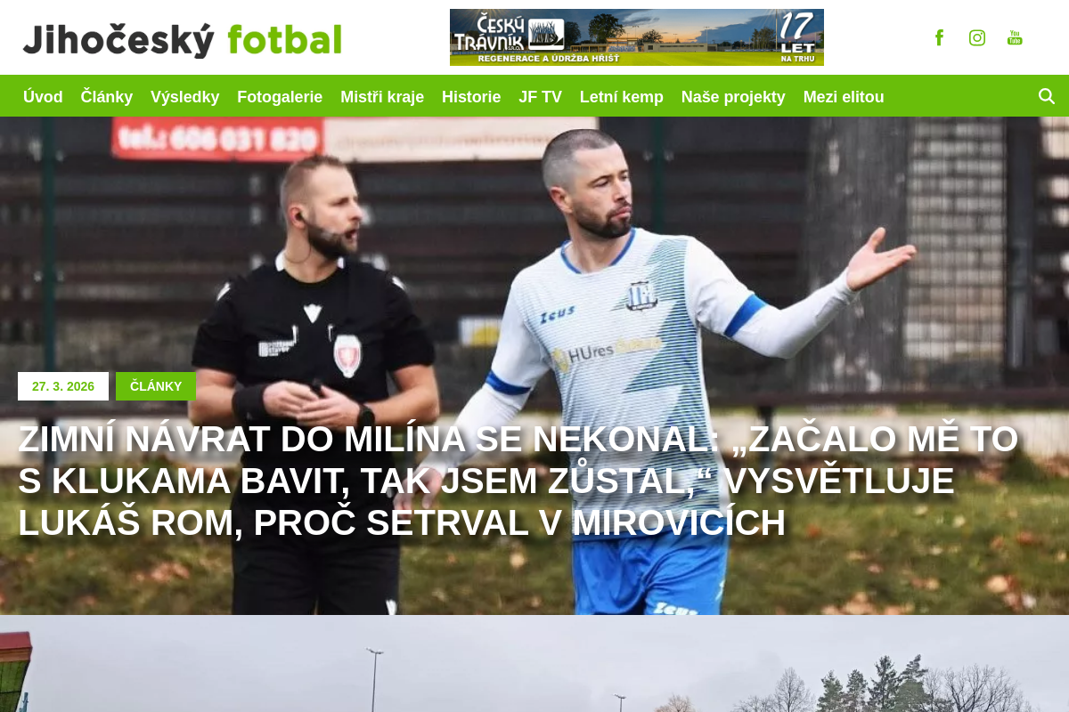 Jihoceskyfotbal.cz foto 1
