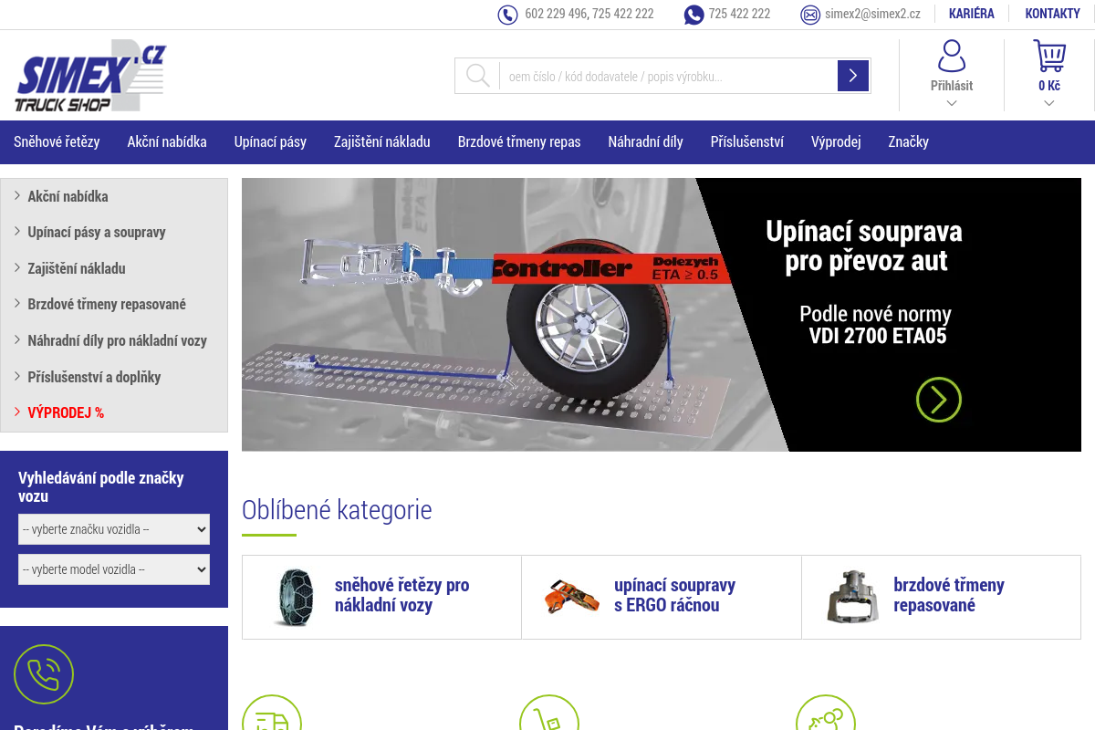 TRUCK SHOP SIMEX s.r.o. - Simex2.cz