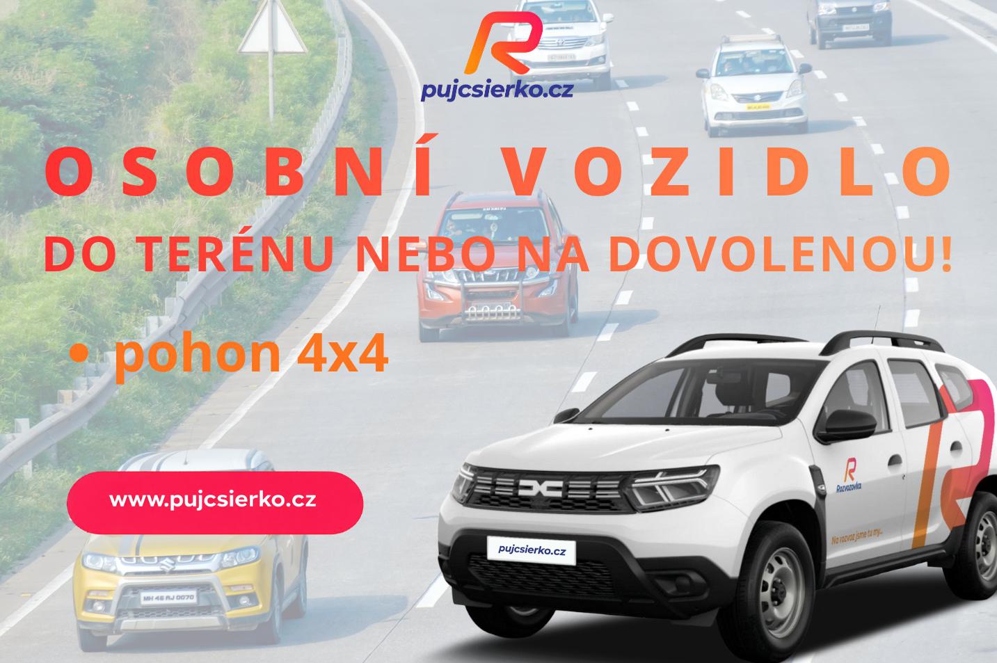 Půjč si Erko - osobní vozidlo do terénu