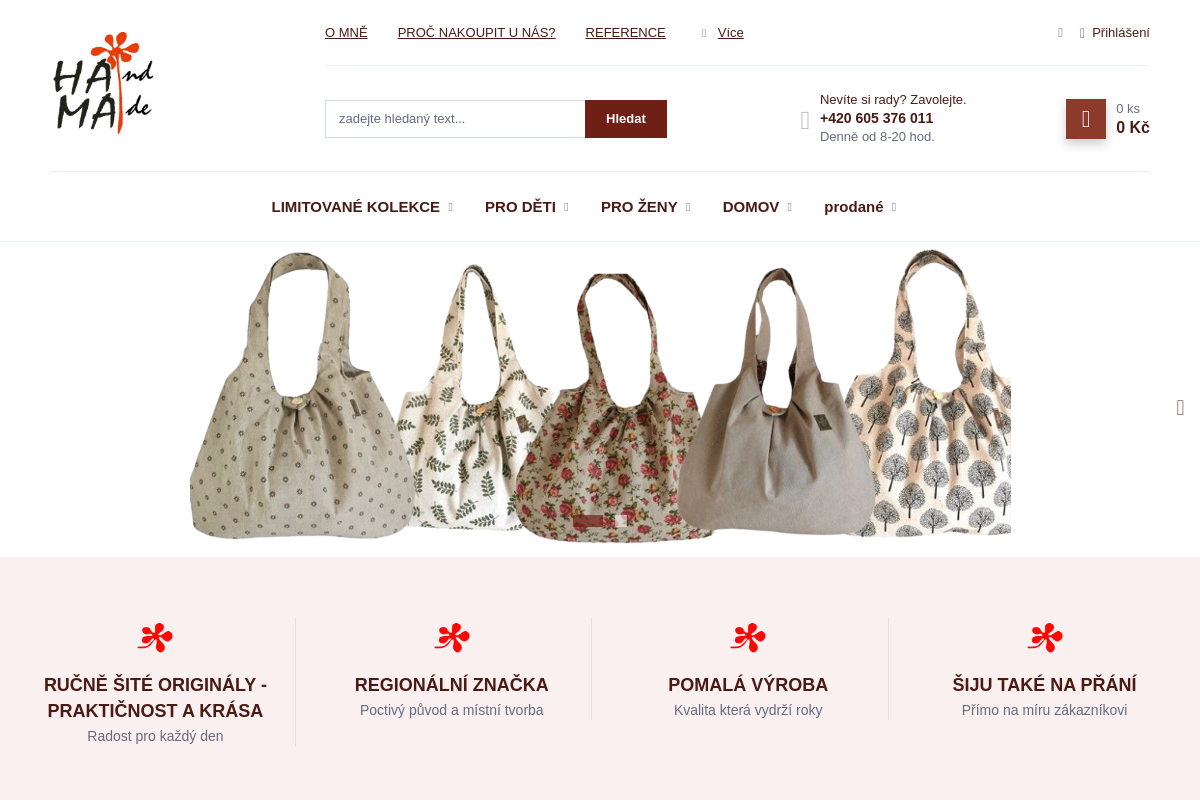 Dílna Hama - originální textilní tvorba