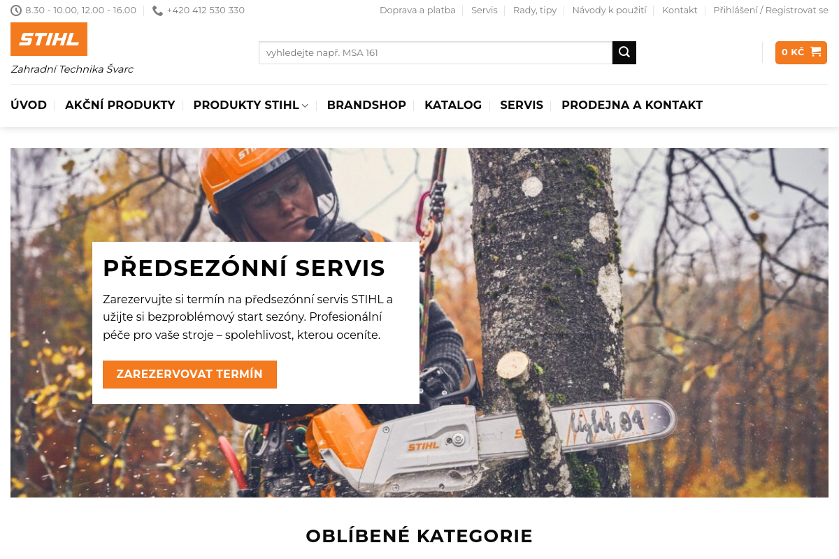 Zahradní technika Švarc