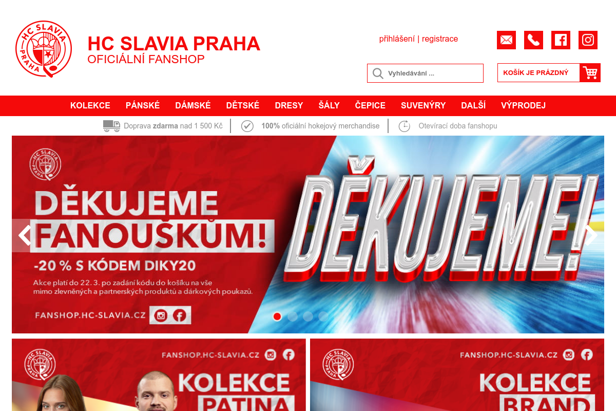 Fanshop HC Slavia Praha