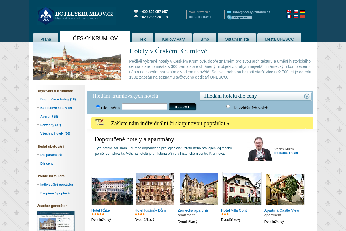 Hotelykrumlov.cz