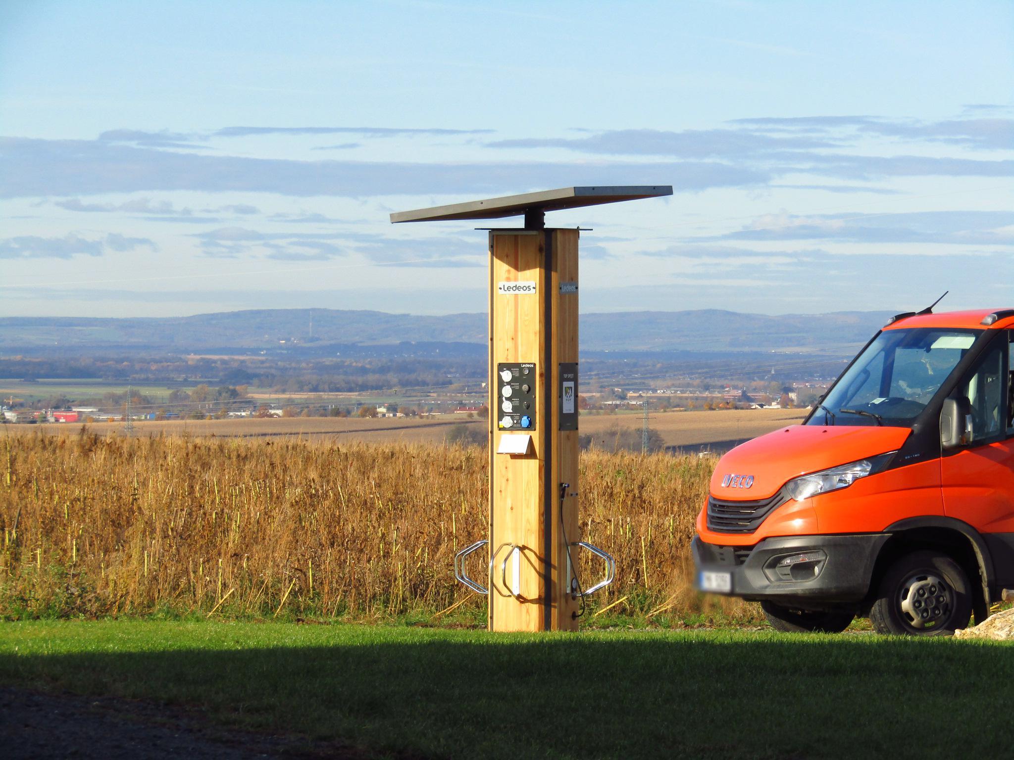 Dobíjecí stanice pro elektrokola