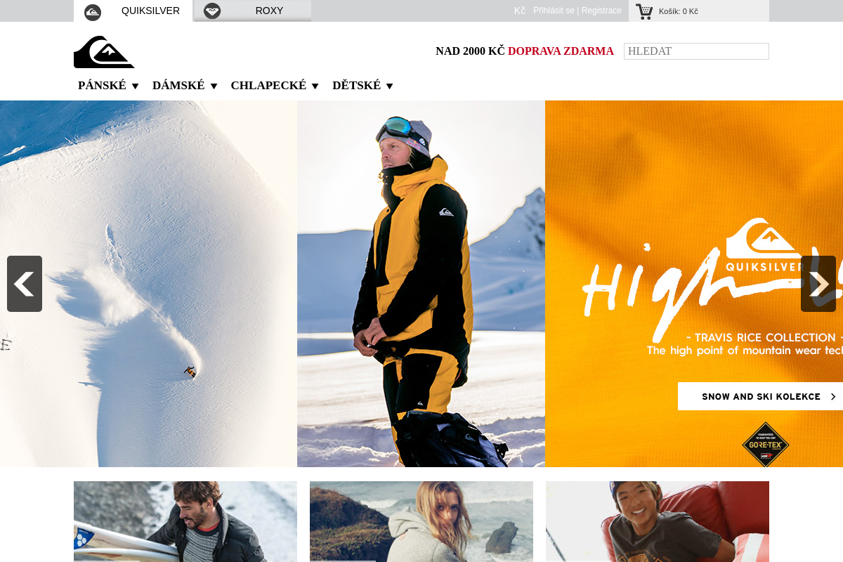QUIKSILVER & ROXY - Online Shop