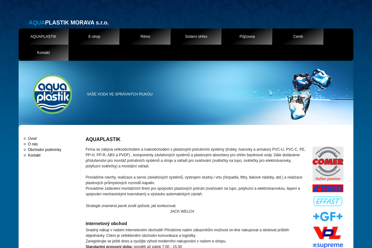 AQUAPLASTIK MORAVA, s.r.o.