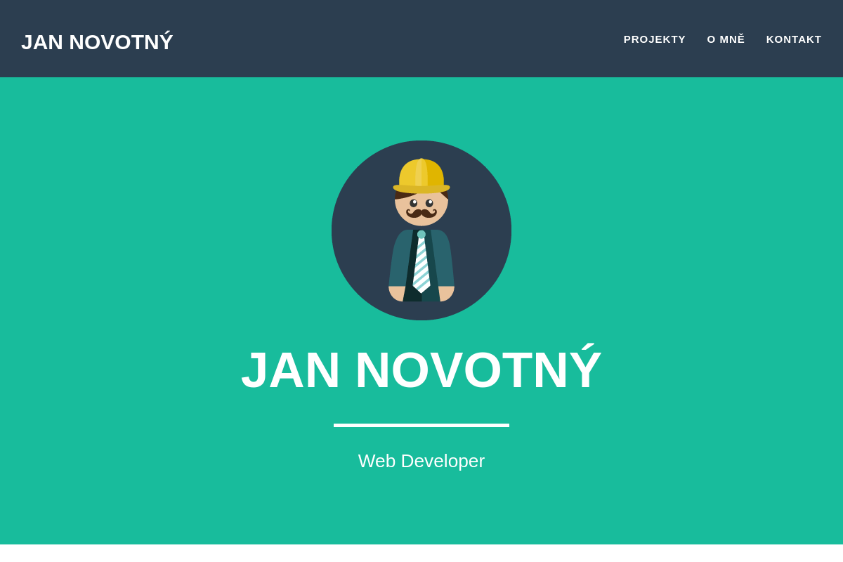Jan Novotný - Web Developer