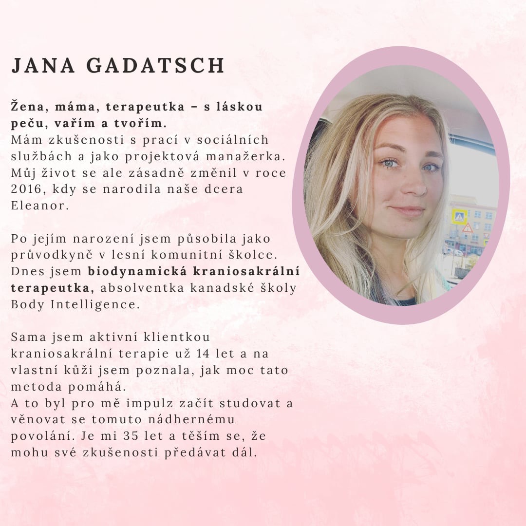 Jana Gadatsch BCST, Biodynamická kraniosakrální terapie foto 4