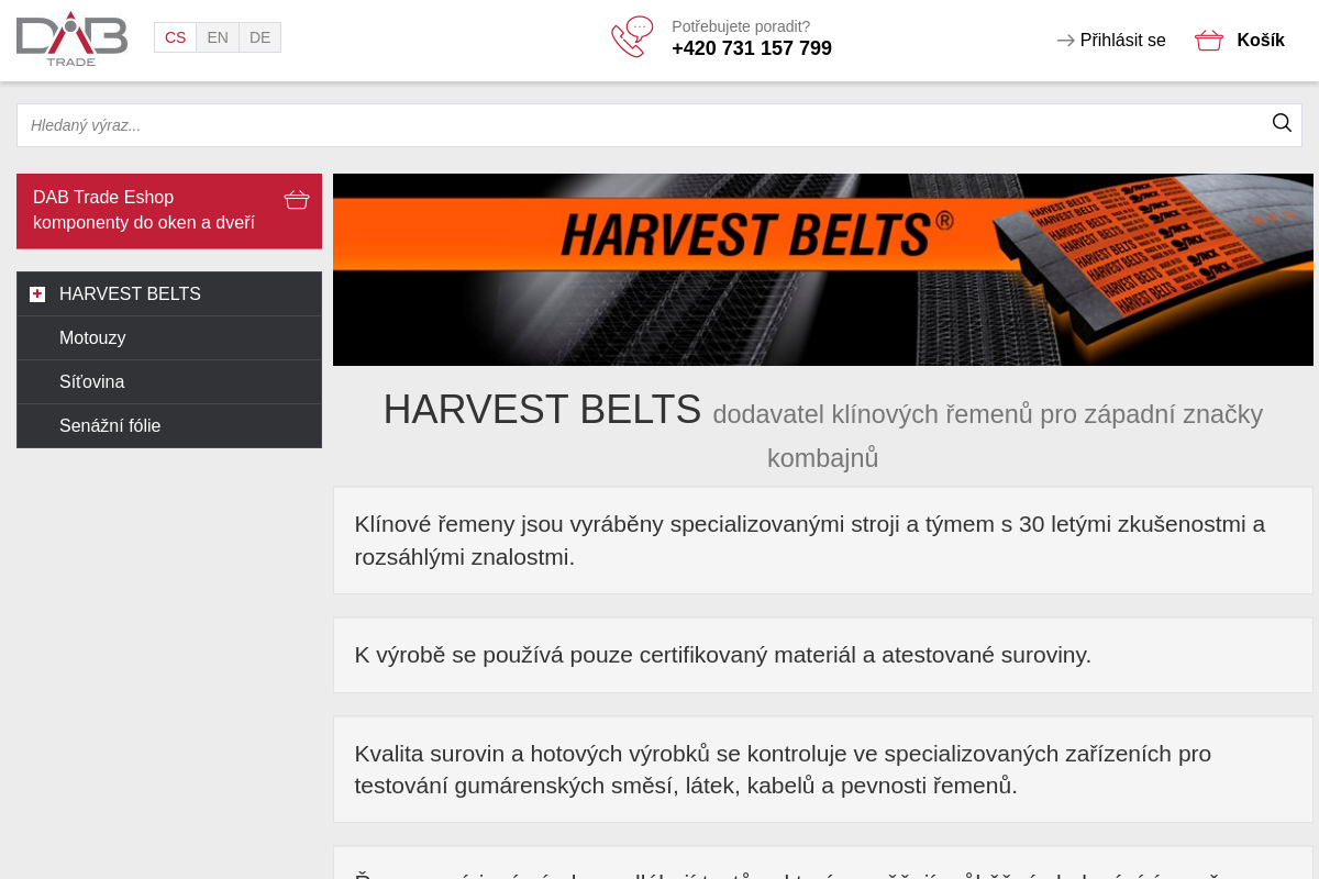 Harvestbelts.cz
