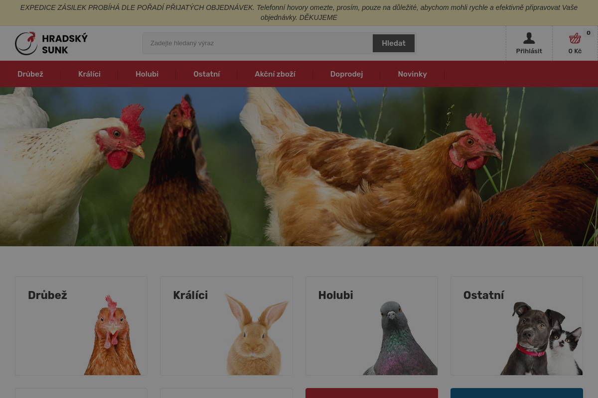 Chovatelské potřeby Hradský - SUNK s.r.o.