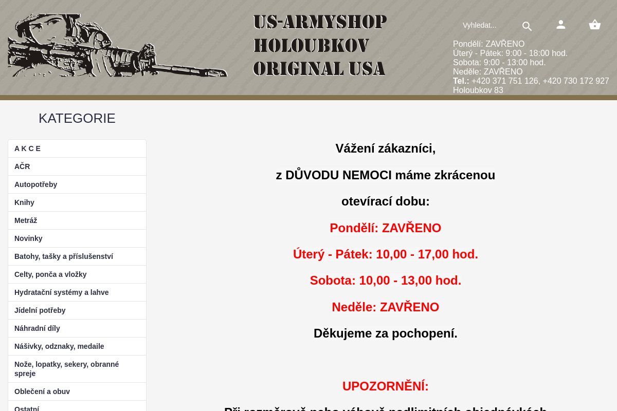 Us-armyshop.cz