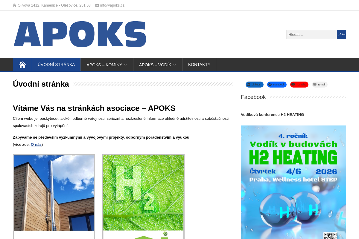 APOKS – asociace pro optimalizaci komínů a spalování