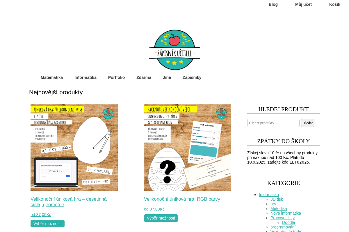 Eshop.zapisnikucitele.cz