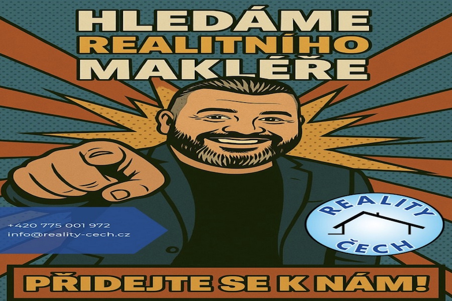 Hledáme realitního makléře!!!