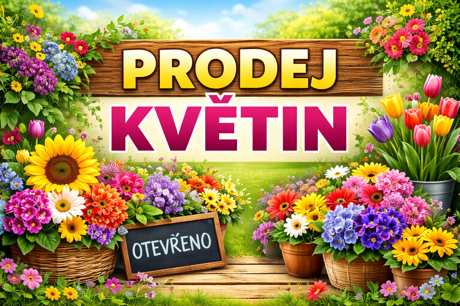 Prodej květin zahájen!