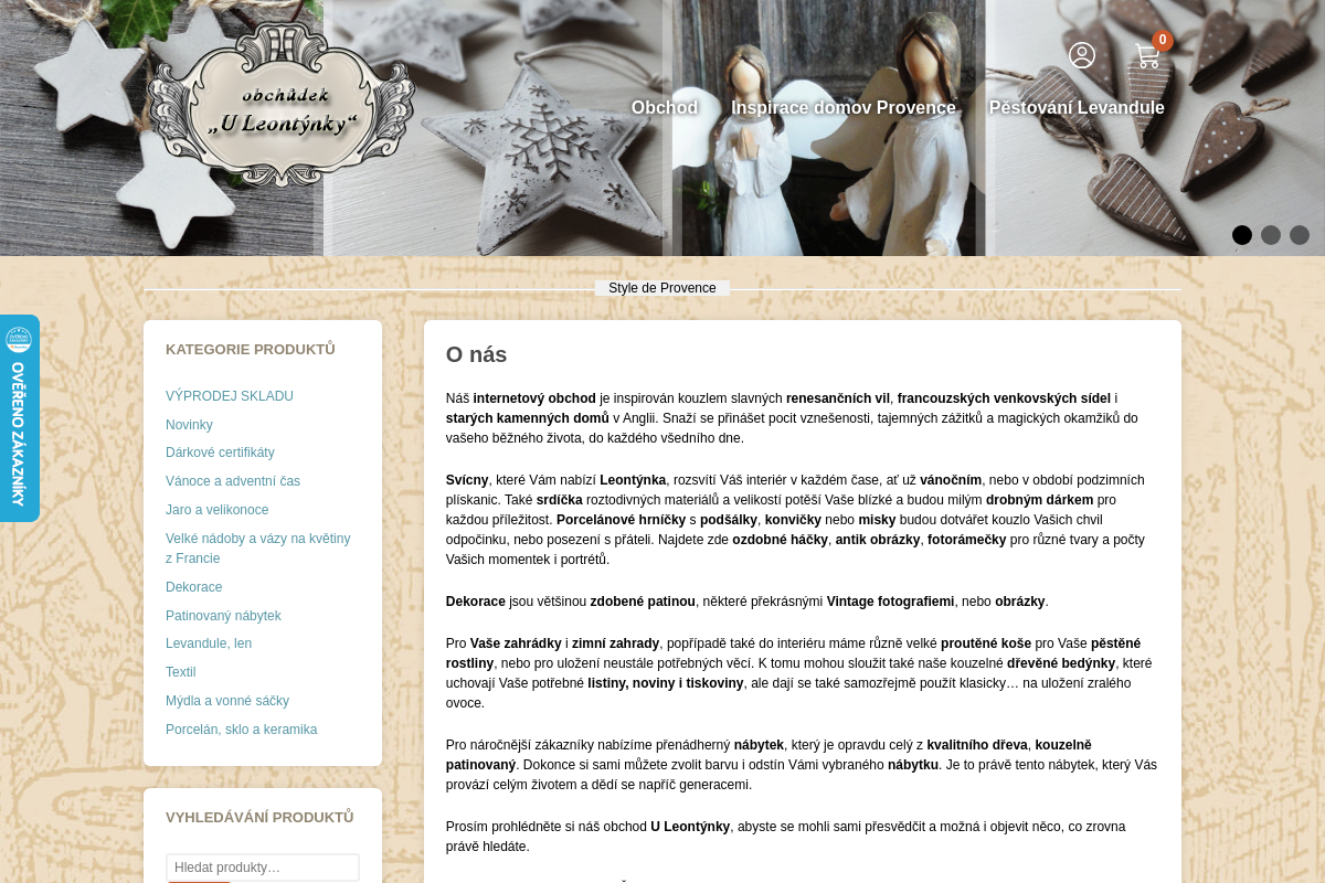 Obchůdek U Leontýnky