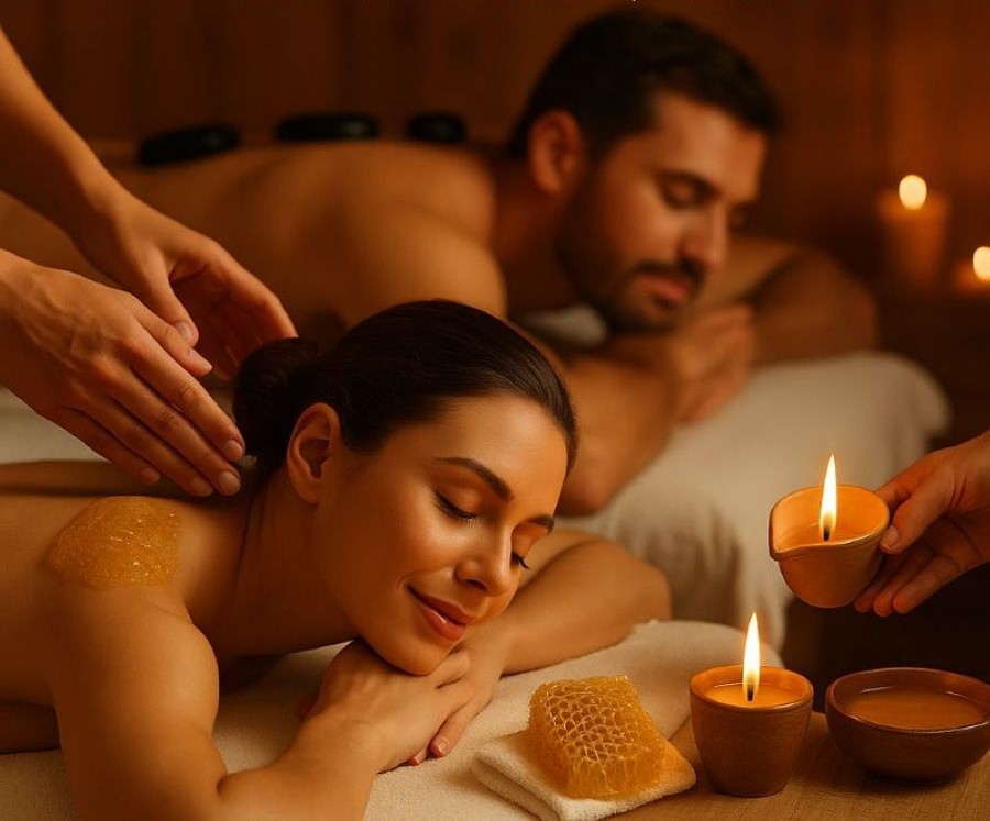 Párový apiterapeutický rituál v apidomečku