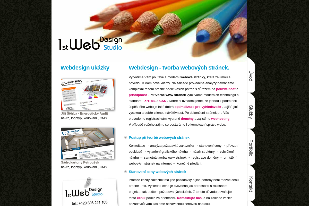 1st Webdesign - Daniel Fencl