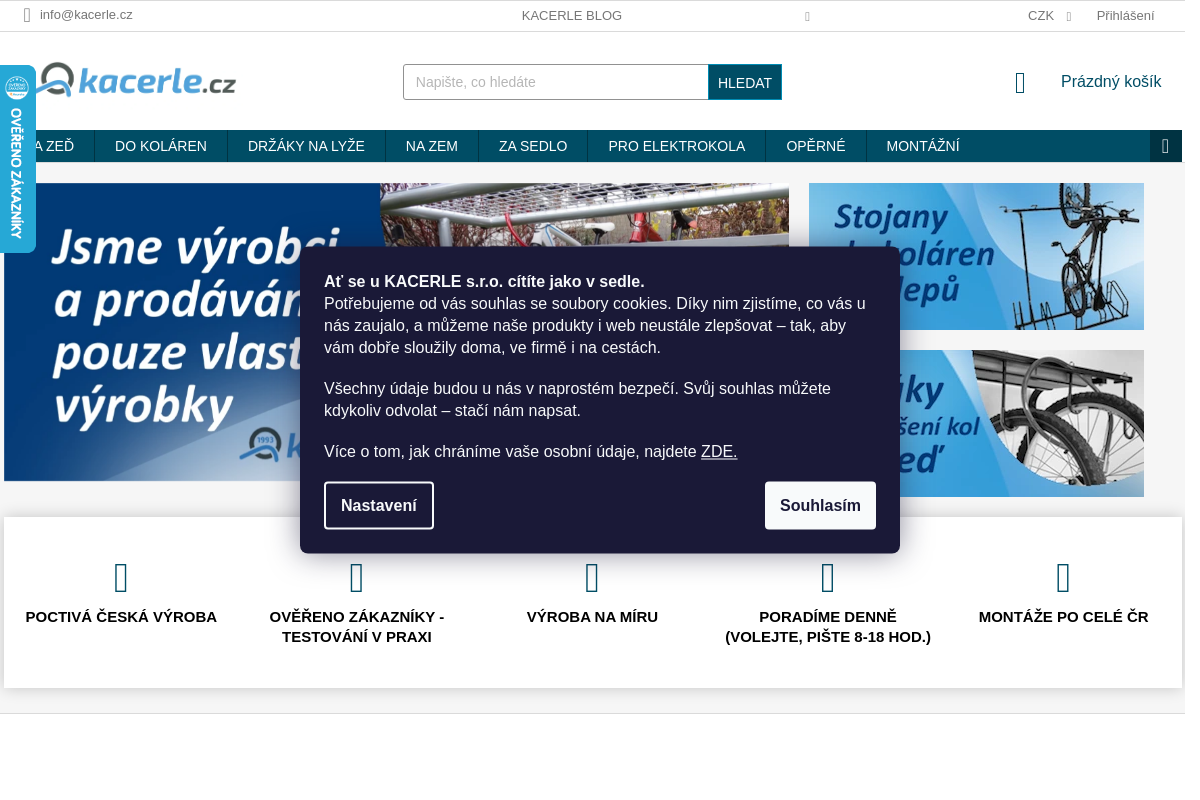 Kacerle.cz - Stojany na kola