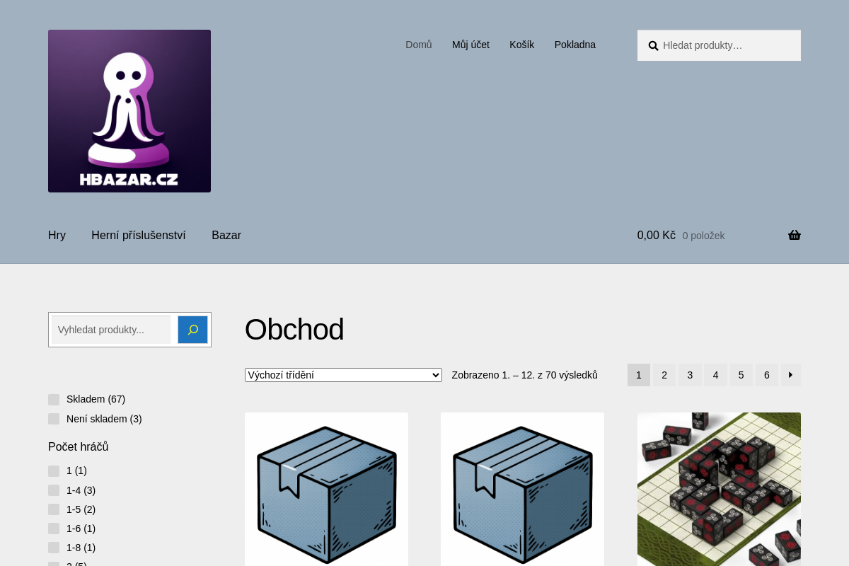 Bazar deskových her – hbazar.cz