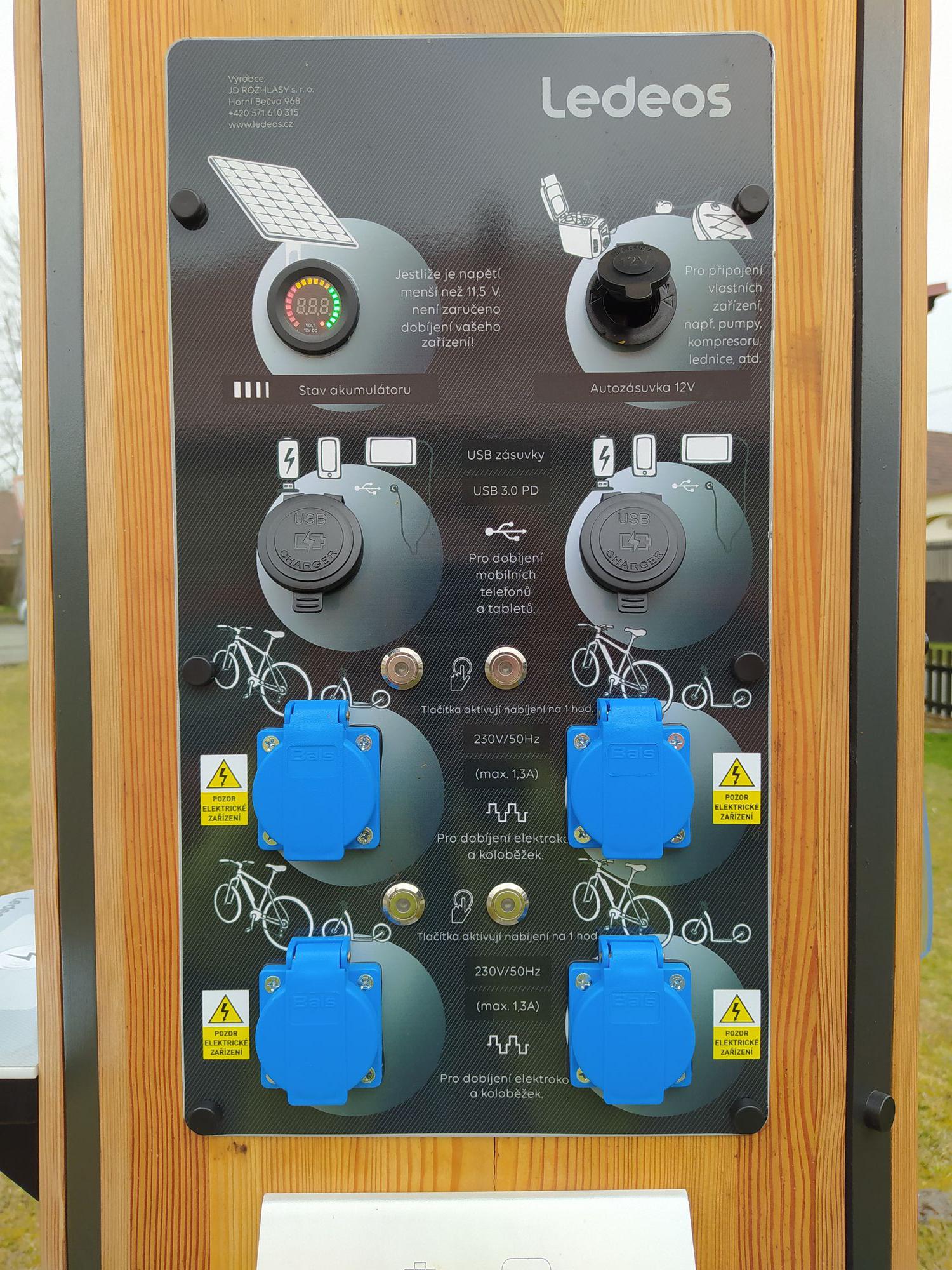 Dobíjecí stanice pro elektrokola foto 4