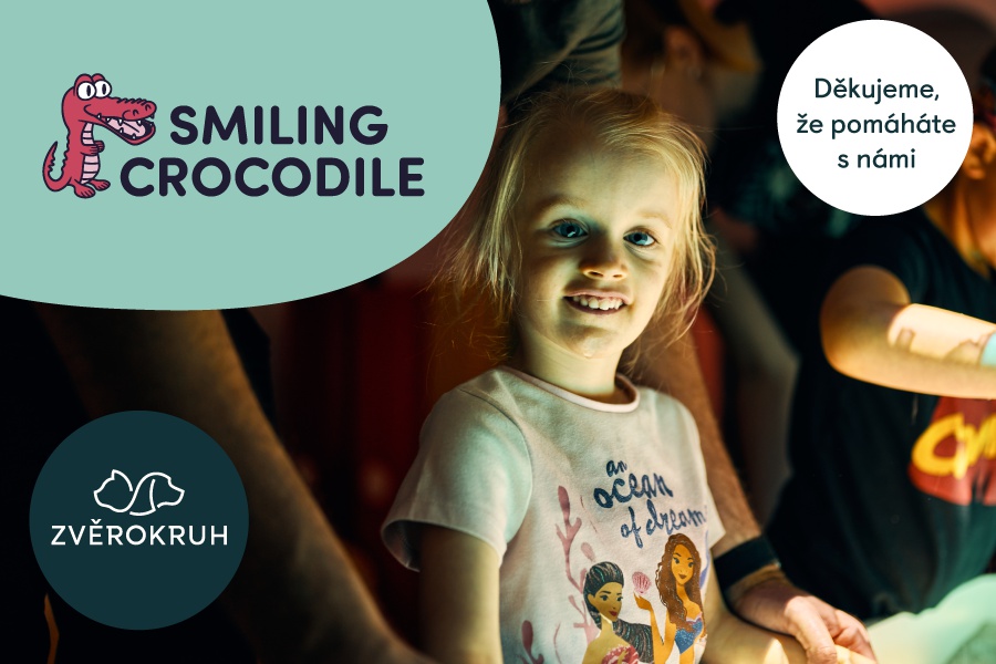 Podpořte se ZVĚROKRUHem centrum Smiling crocodile!