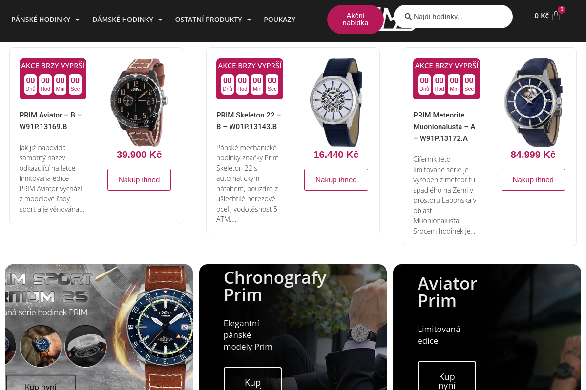 PRIM hodinky