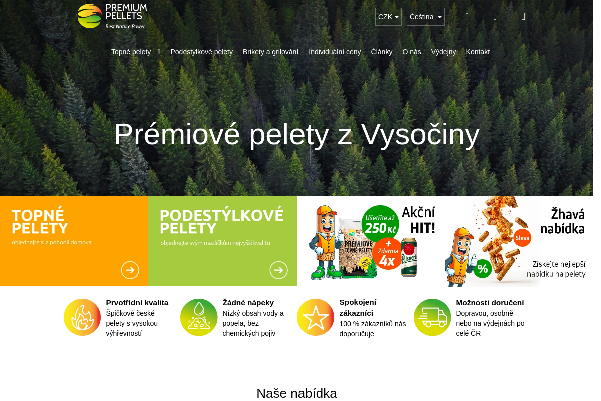 Pelety - premium.cz