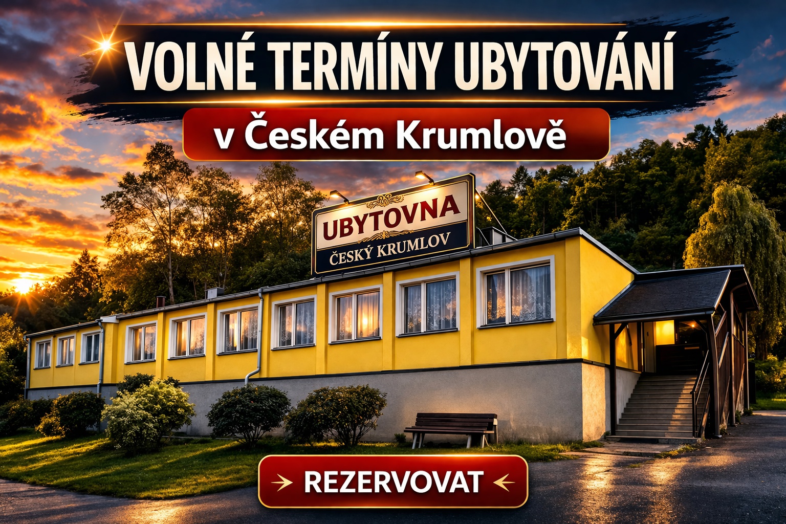 Volné termíny ubytování v Českém Krumlově