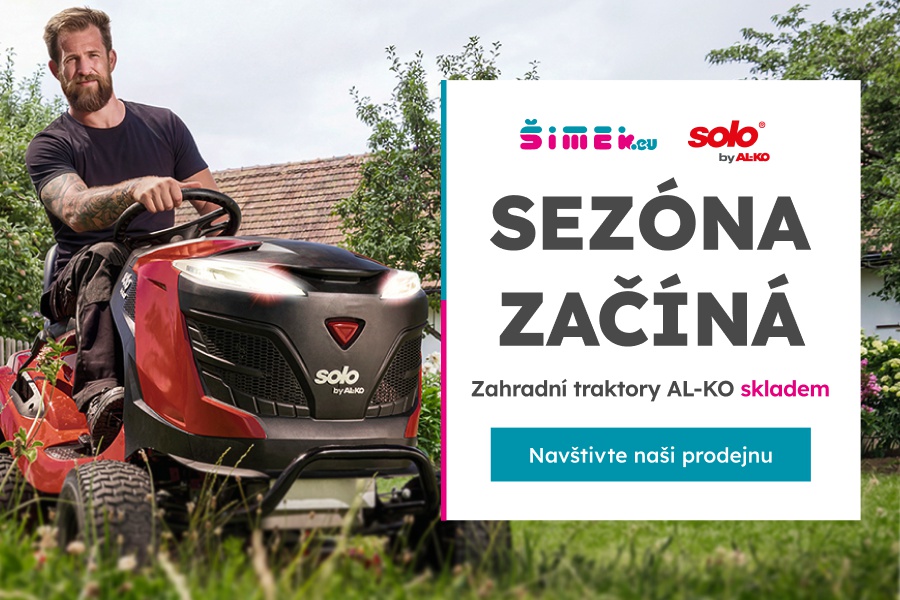 Zahradní traktory Solo by AL-KO u nás na prodejně!