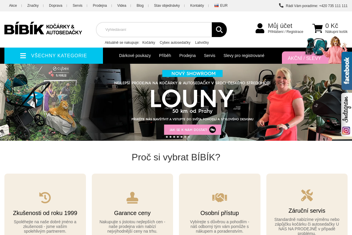 BÍBÍK.cz - kočárky & autosedačky