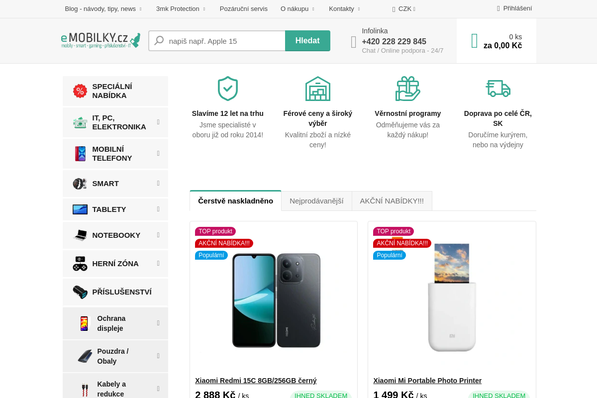 eMOBILKY.cz - prodej & servis