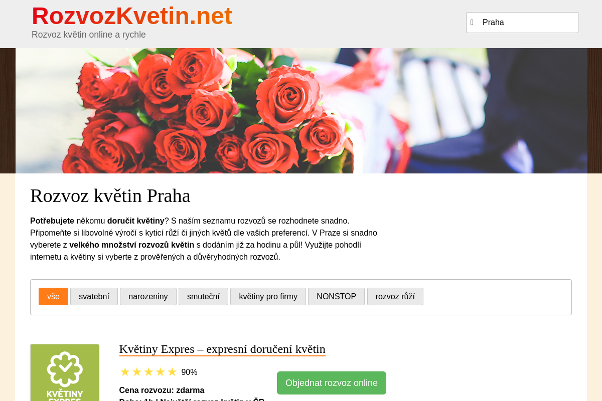 RozvozKvetin.net