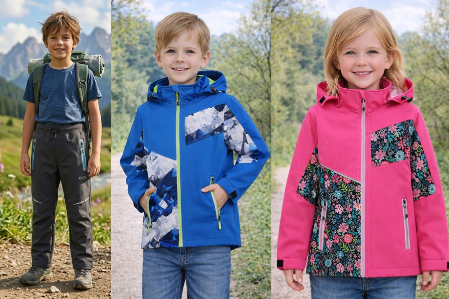 Jarní bundy a kalhoty