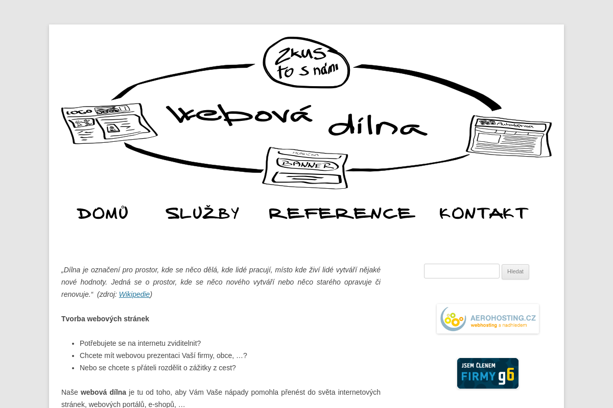 Webová dílna - Radim Vodička