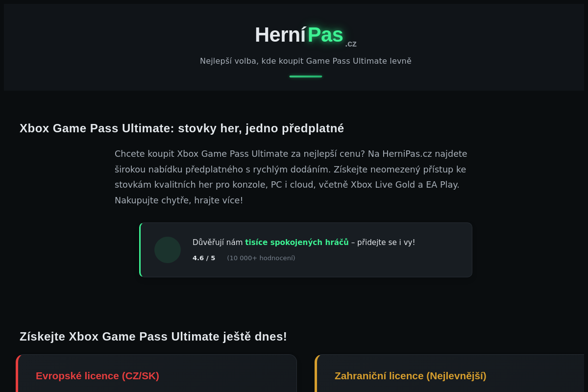 HerniPas.cz
