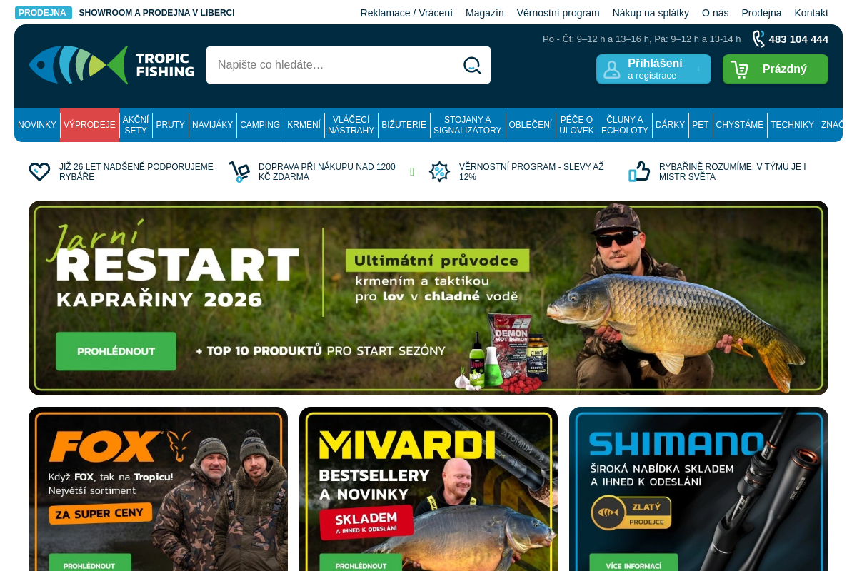 TROPIC FISHING - RYBÁŘSKÉ POTŘEBY