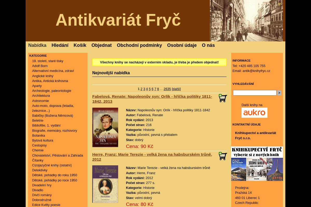 Antikvariat-fryc.cz