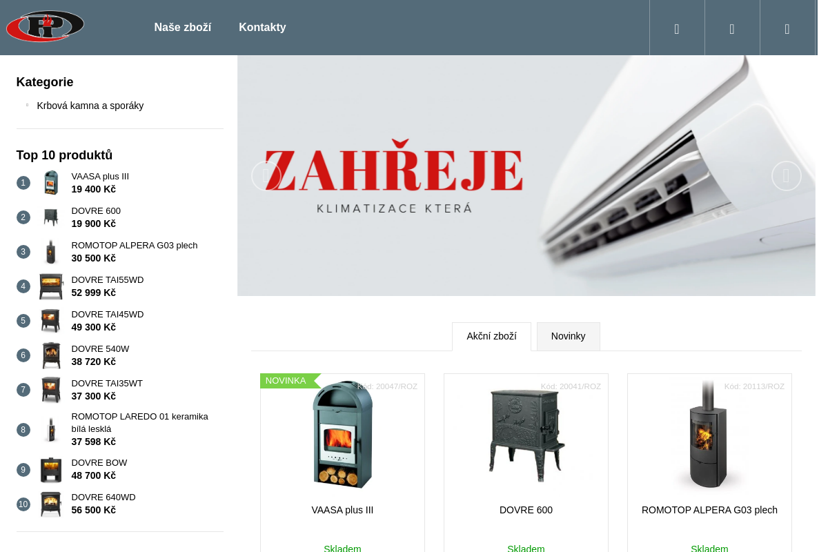 Profiinstal - Instalatérské potřeby a krby