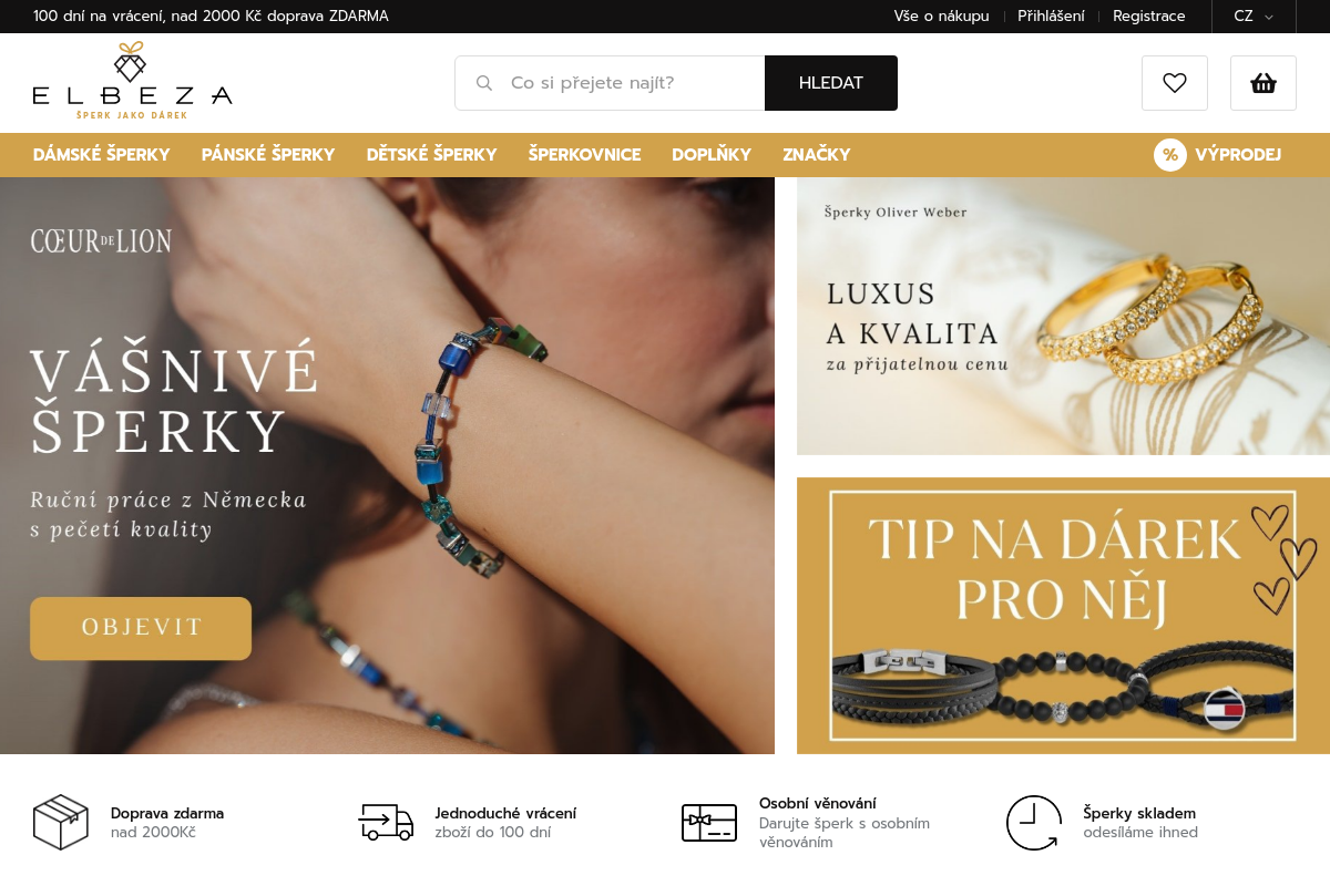 ELBEZA - šperk jako dárek