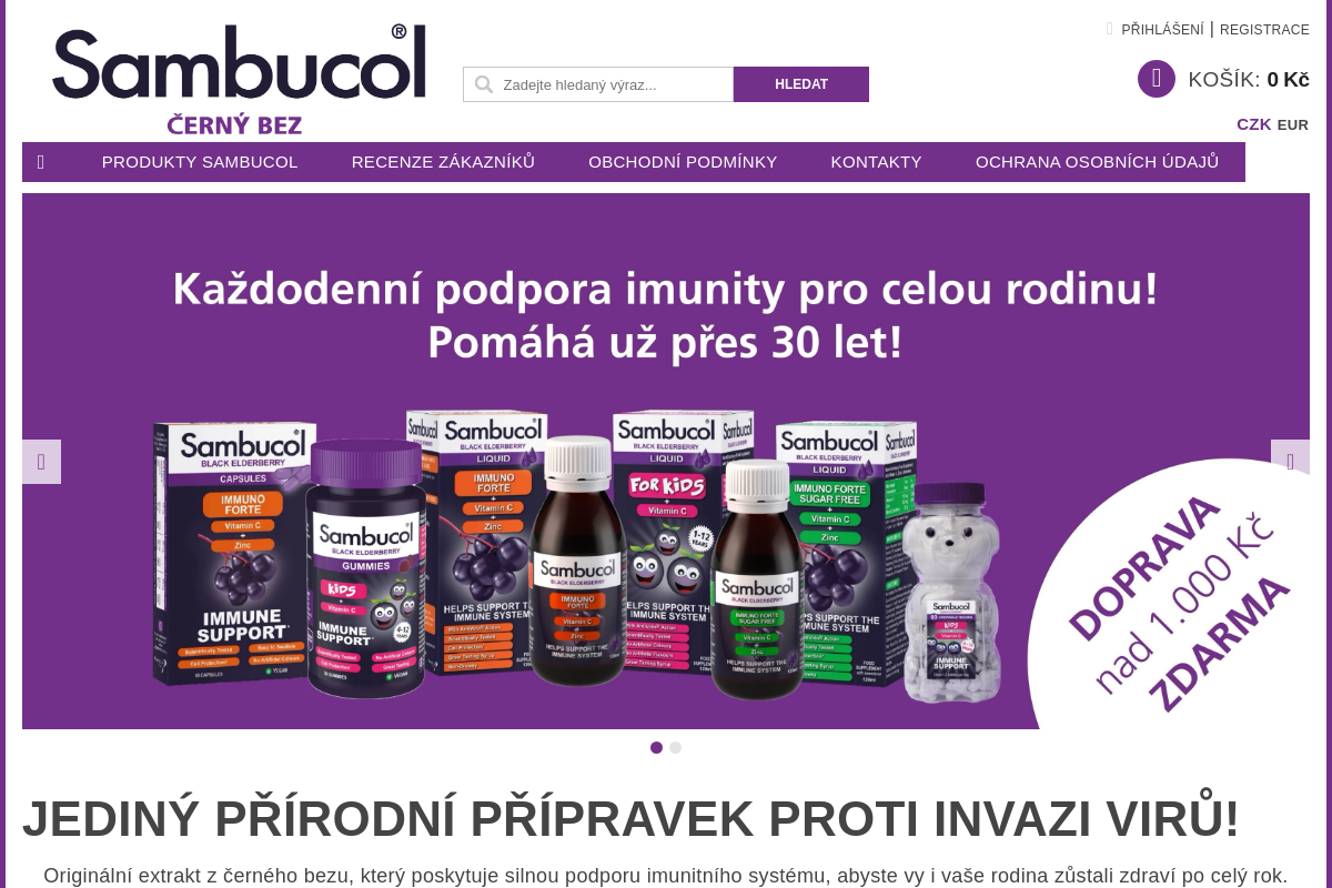 Sambucol-shop.cz