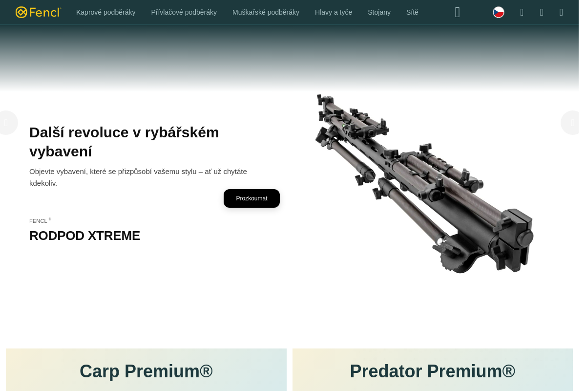 Fencl rybářské potřeby