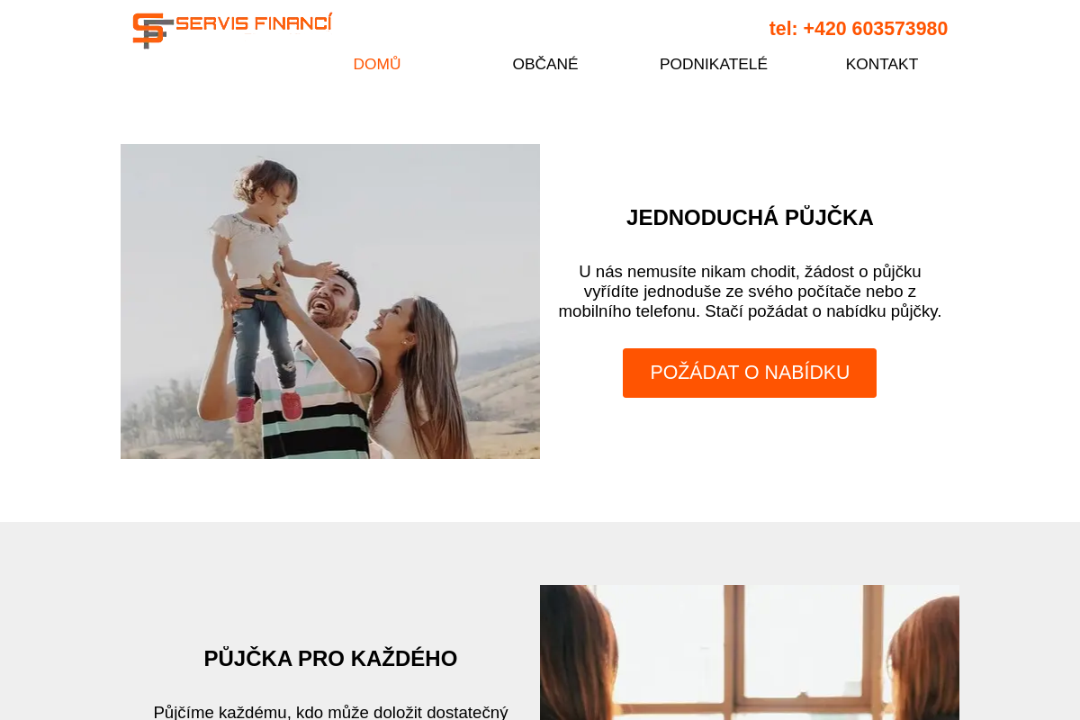 Servis financí Miroslava Kubešová