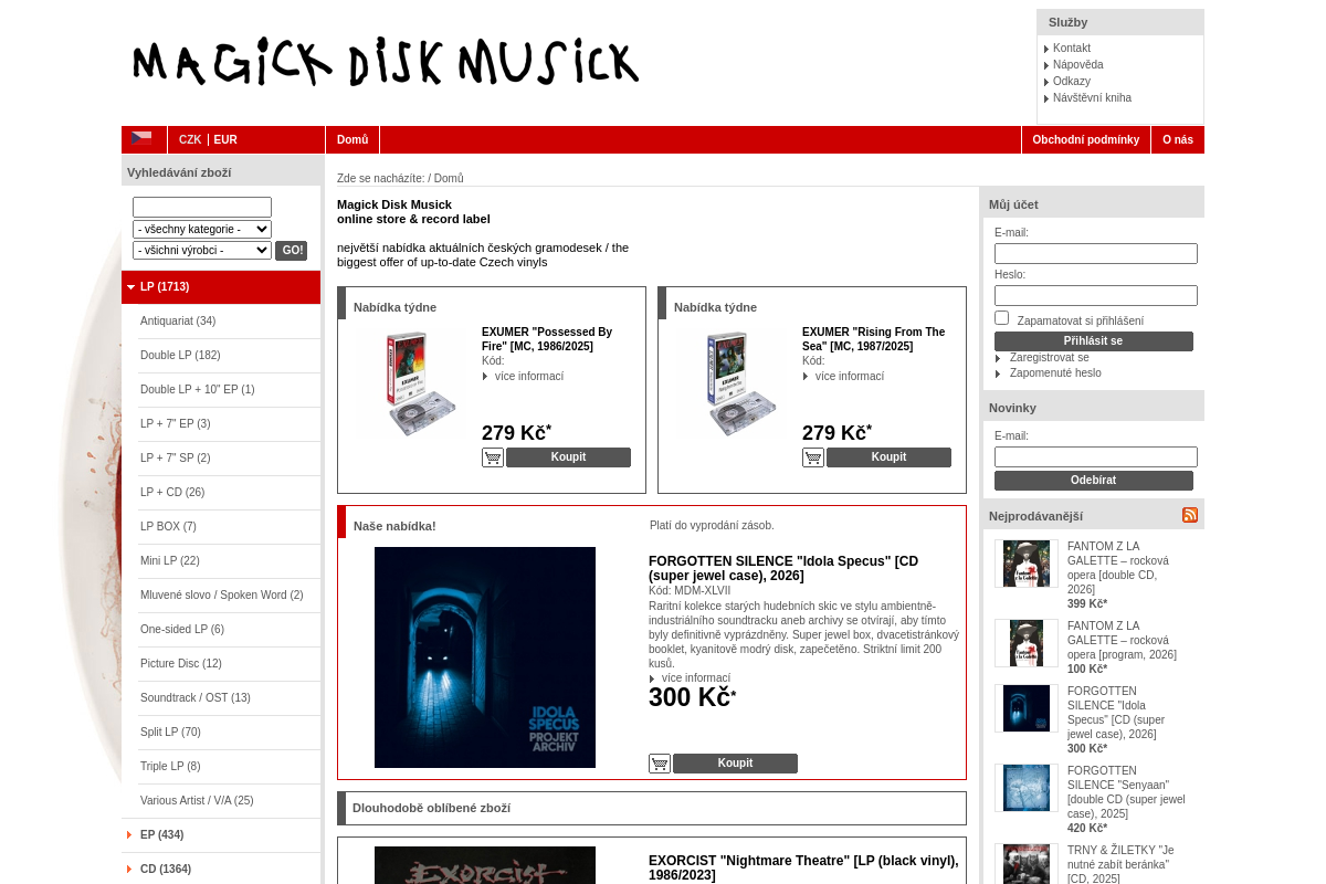 Magick Disk Musick – online store & record label